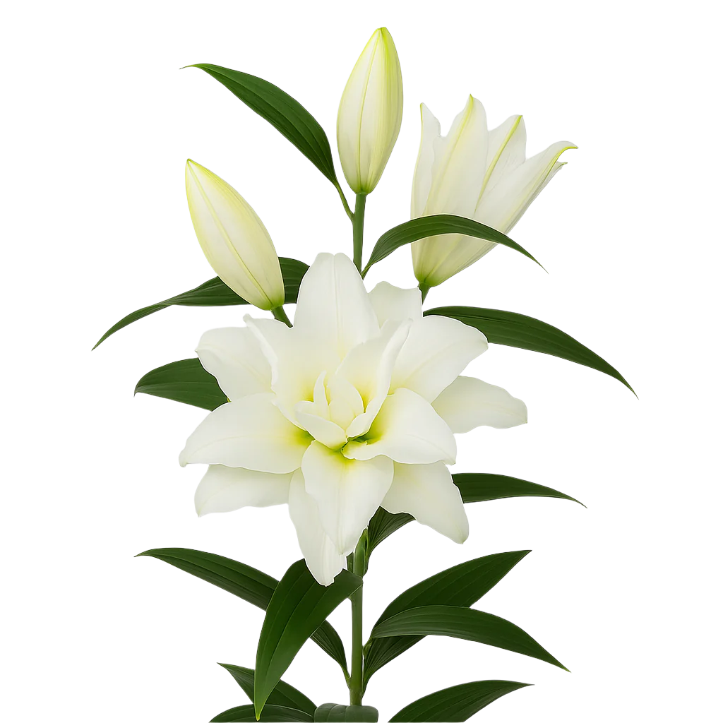 Lily Rose Lily White Oriental Premium DoubleDutchPearl Klaver