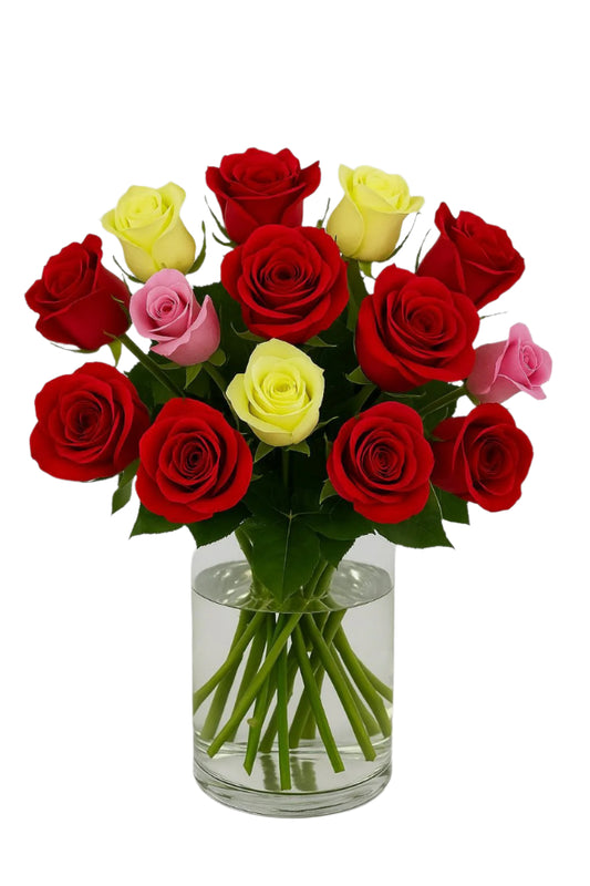 Fleur Africa Mixed Rose Bouquet Kenya FleurAfrica
